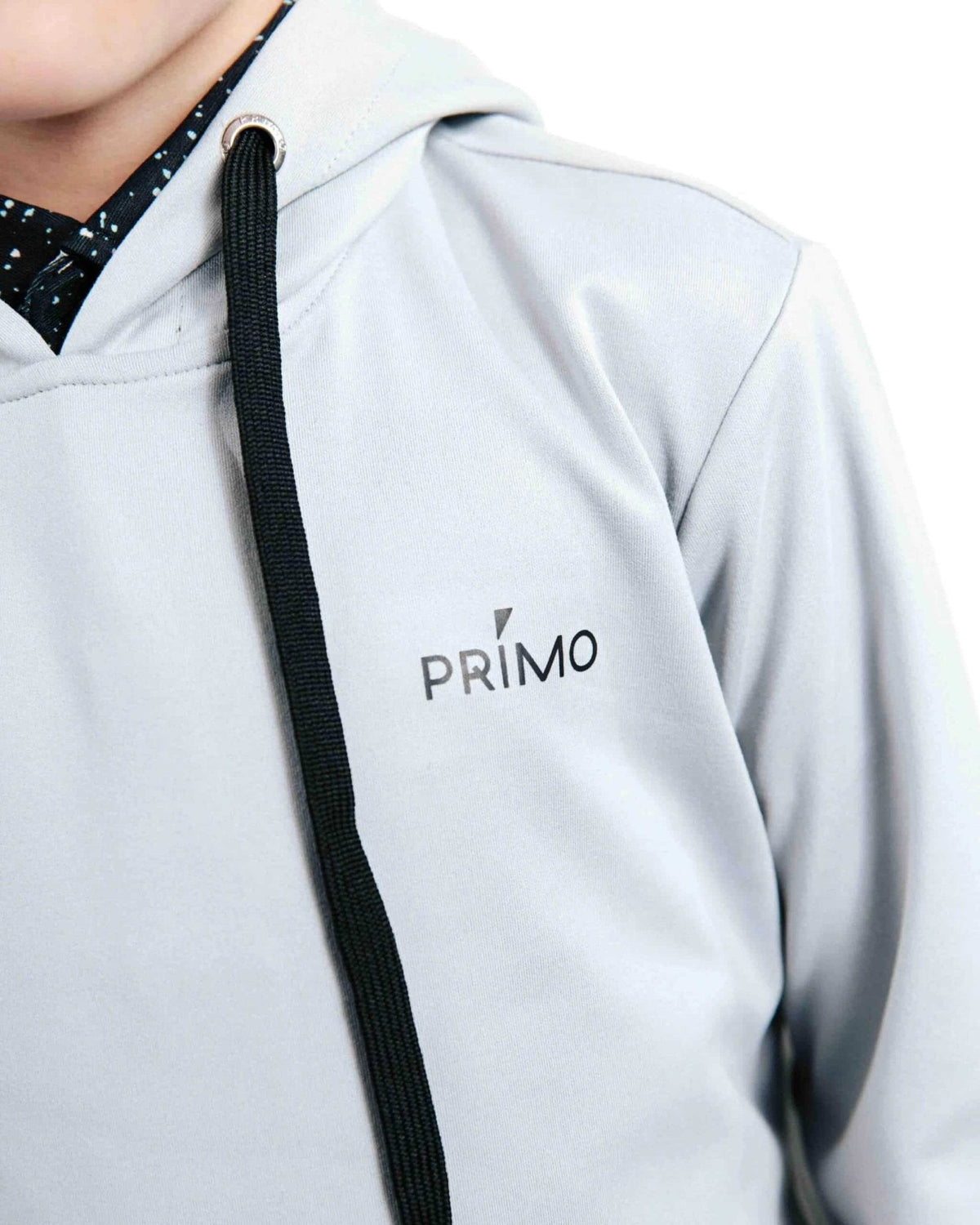 Primo Youth Boy's Light Gray Hoodie