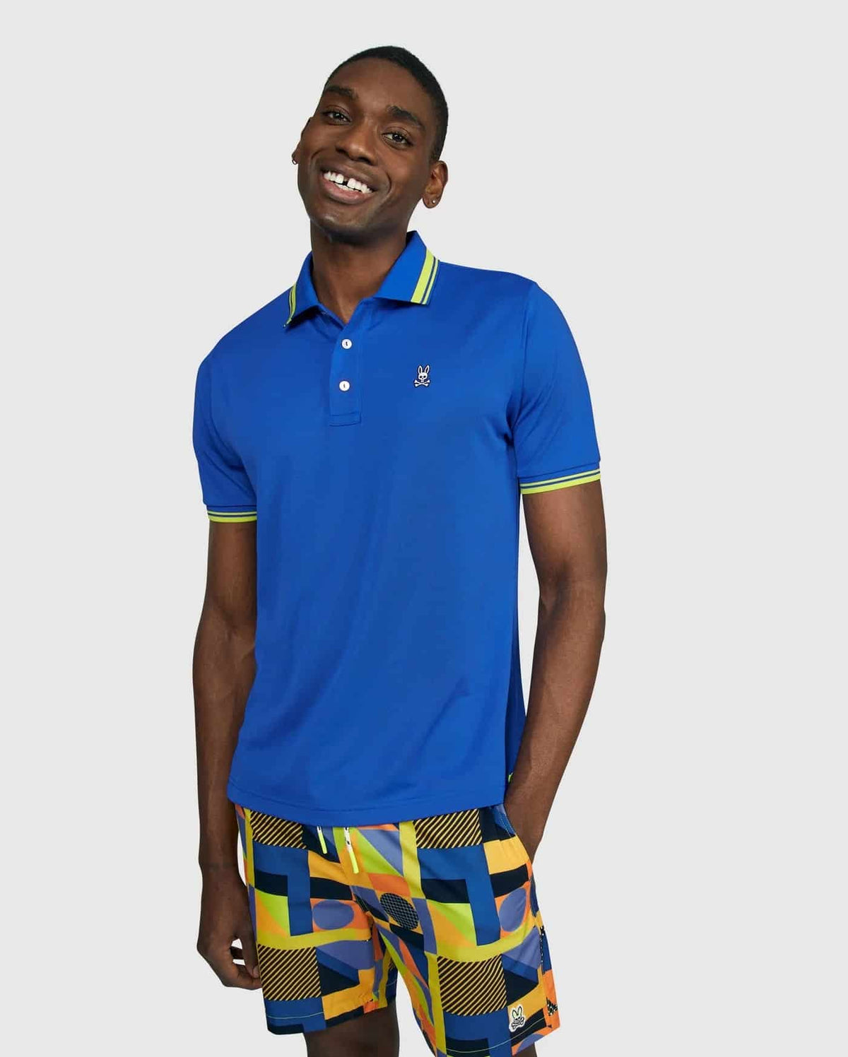 Psycho Bunny Men's Luke Saphire Sport Polo