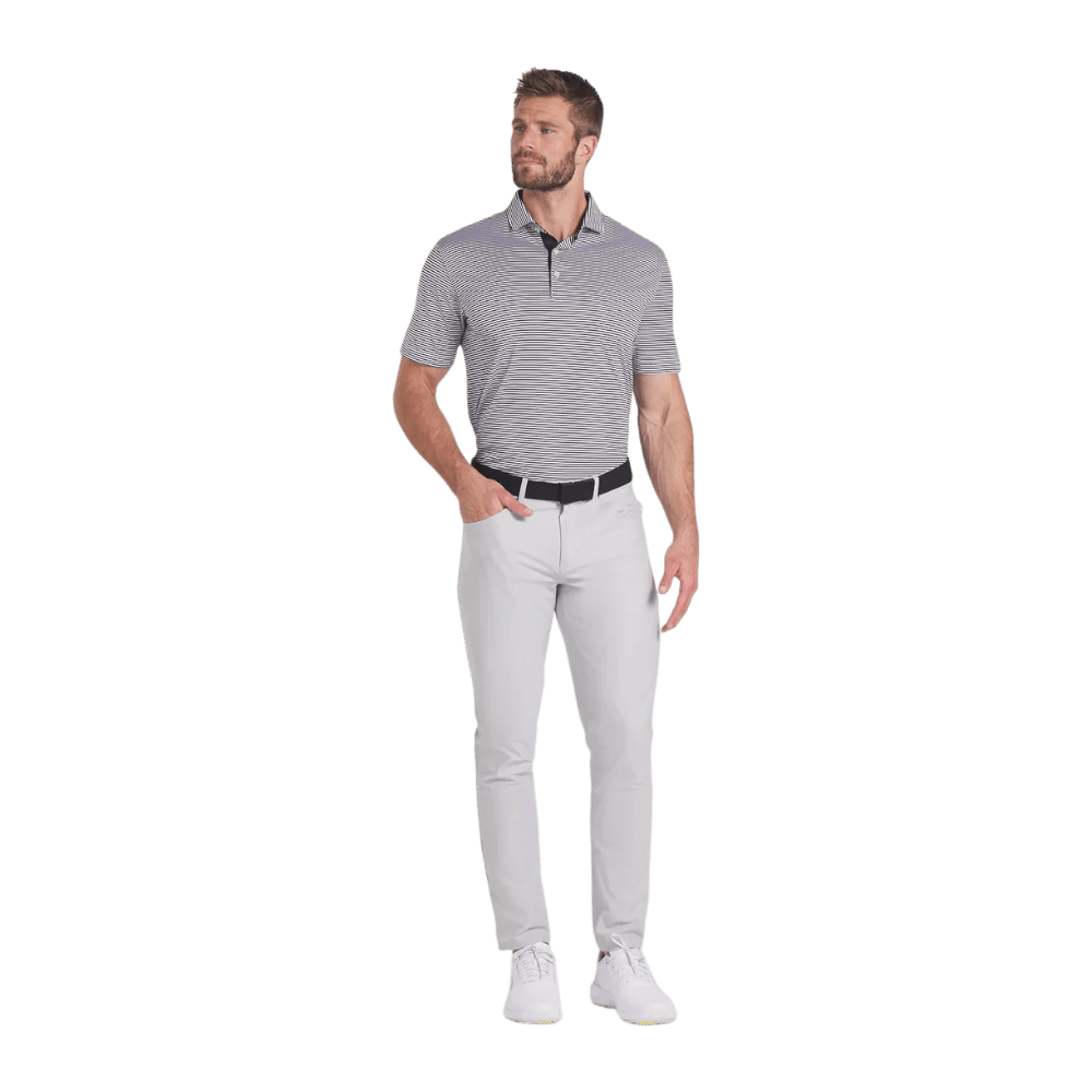 Puma Isle Pique Black/White Glow Polo