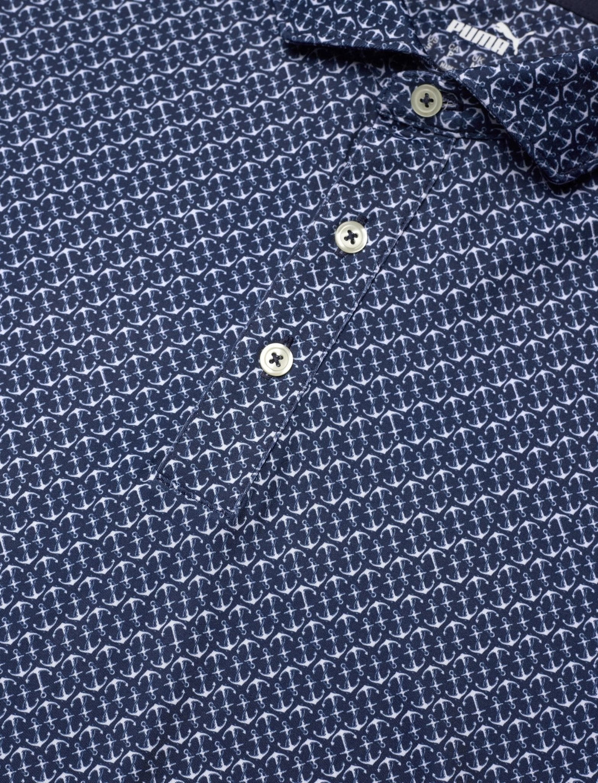 Puma MATTR Anchors Navy/White Glow Polo