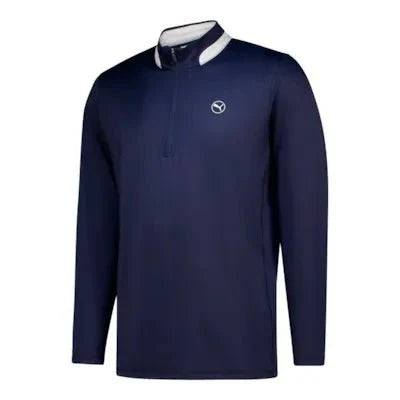 Puma MSS Long Sleeve Navy 1/4 Zip
