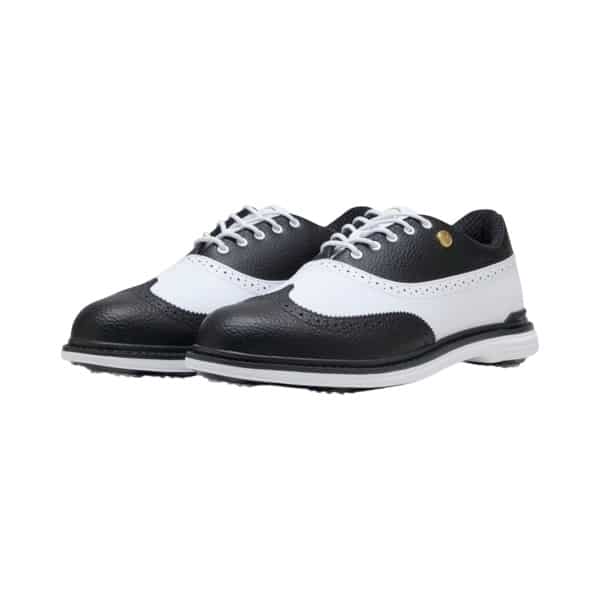 Puma Royale Wingtip Black/White Men's Golf Shoe