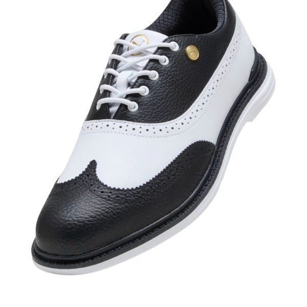 Puma Royale Wingtip Black/White Men's Golf Shoe