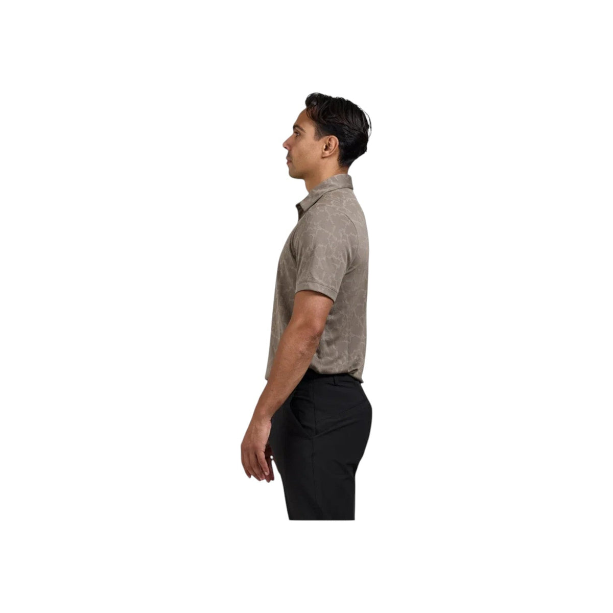 Reflo Desert Brown Golf Shirt