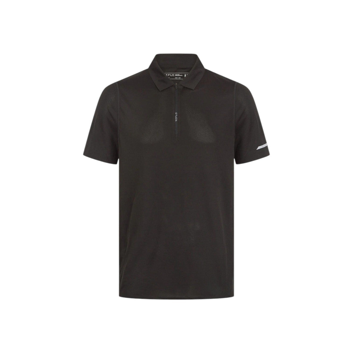 Reflo Makalu Black Golf Shirt