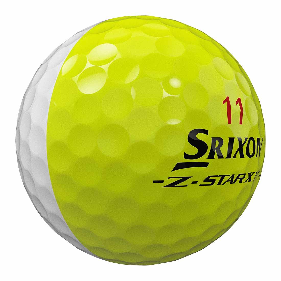 Srixon Z-Star 9 XV Divide Yellow/White Golf Balls