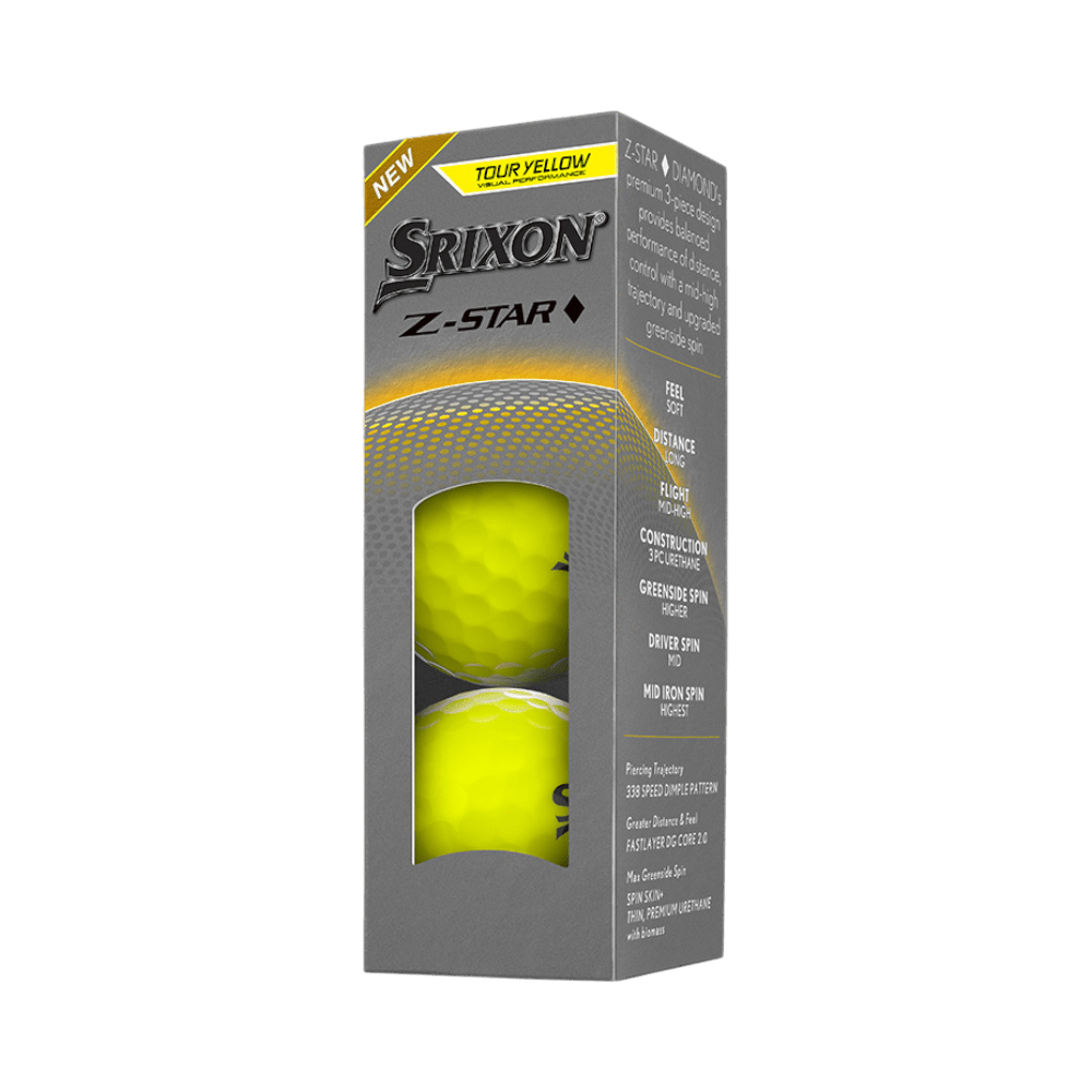 Srixon Z-Star Diamond Yellow Golf Balls