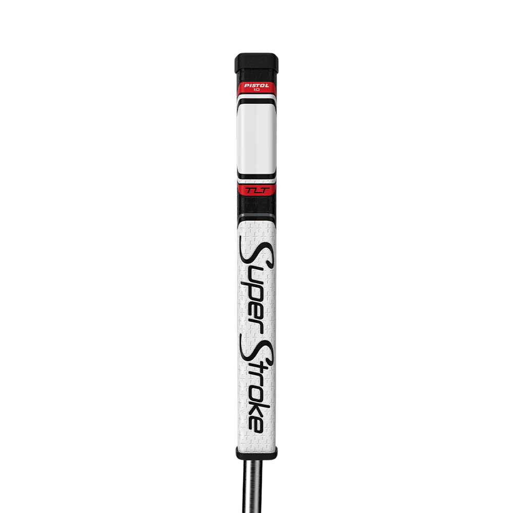 Super Stroke White/Red TLT Pistol 2.0 Putter Grip