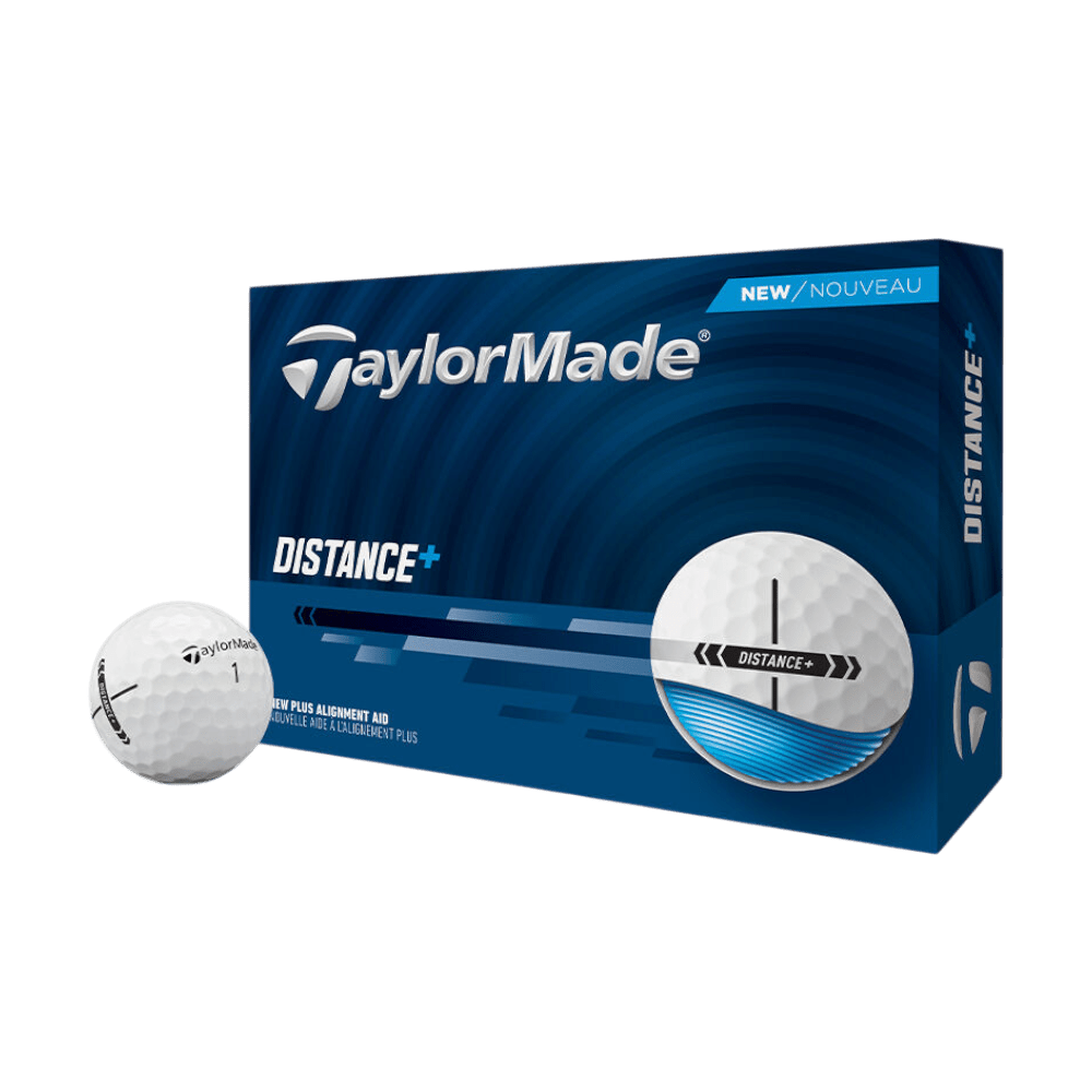 TaylorMade Distance+ 2025 White Golf Balls