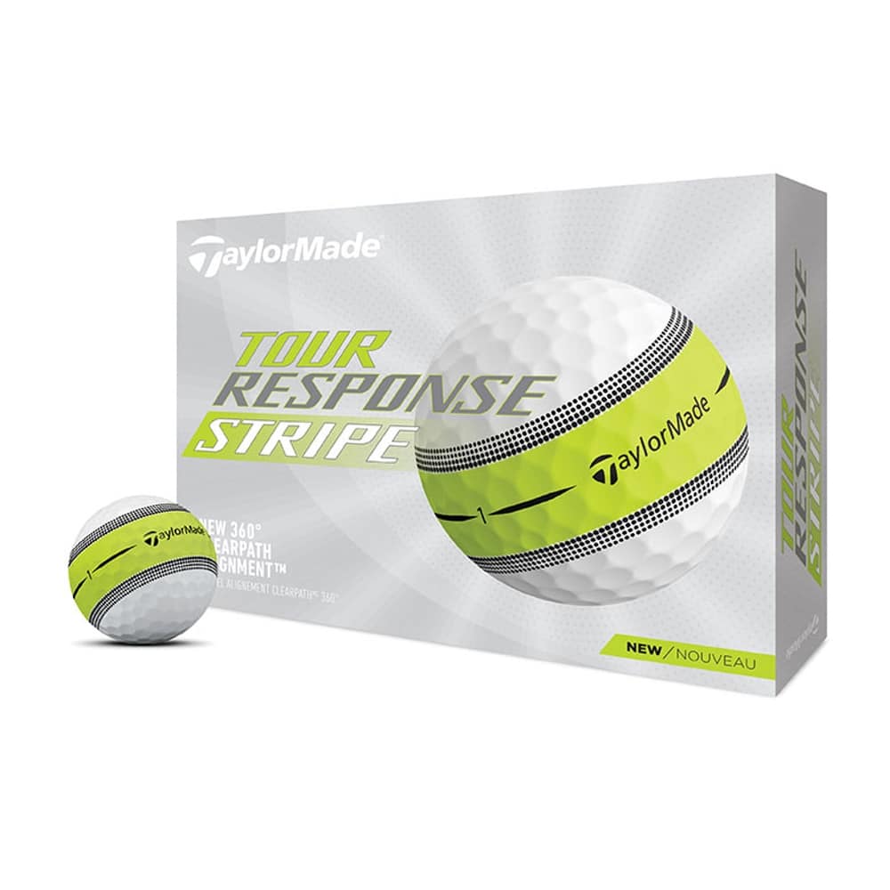 TaylorMade Tour Response Yellow Stripe Golf Balls