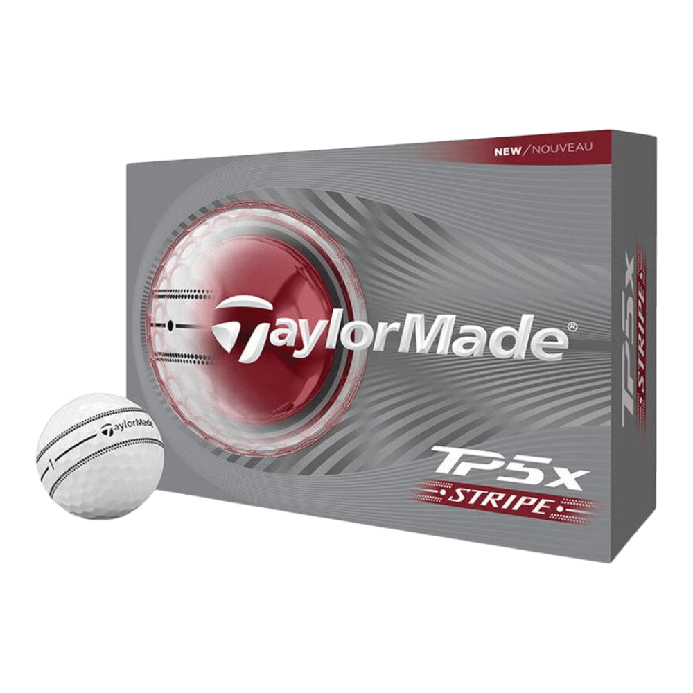 TaylorMade TP5x Stripe White Golf Balls