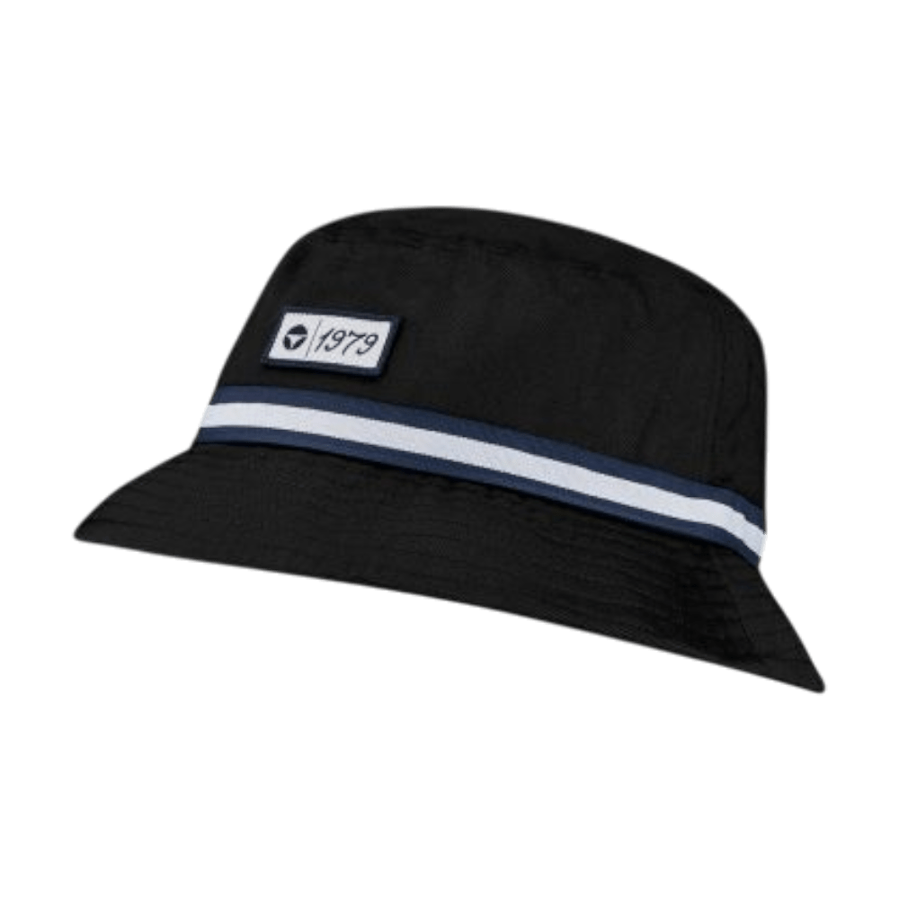 TaylorMade Vintage Twill Black Bucket Hat