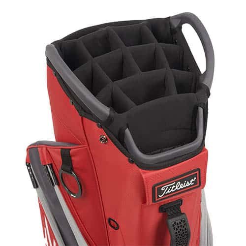 Titleist Cart 14 Bag Dark Red/Graphite/Grey
