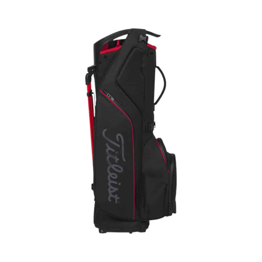Titleist Hybrid 14 StaDry Black/Black/Red Stand Bag