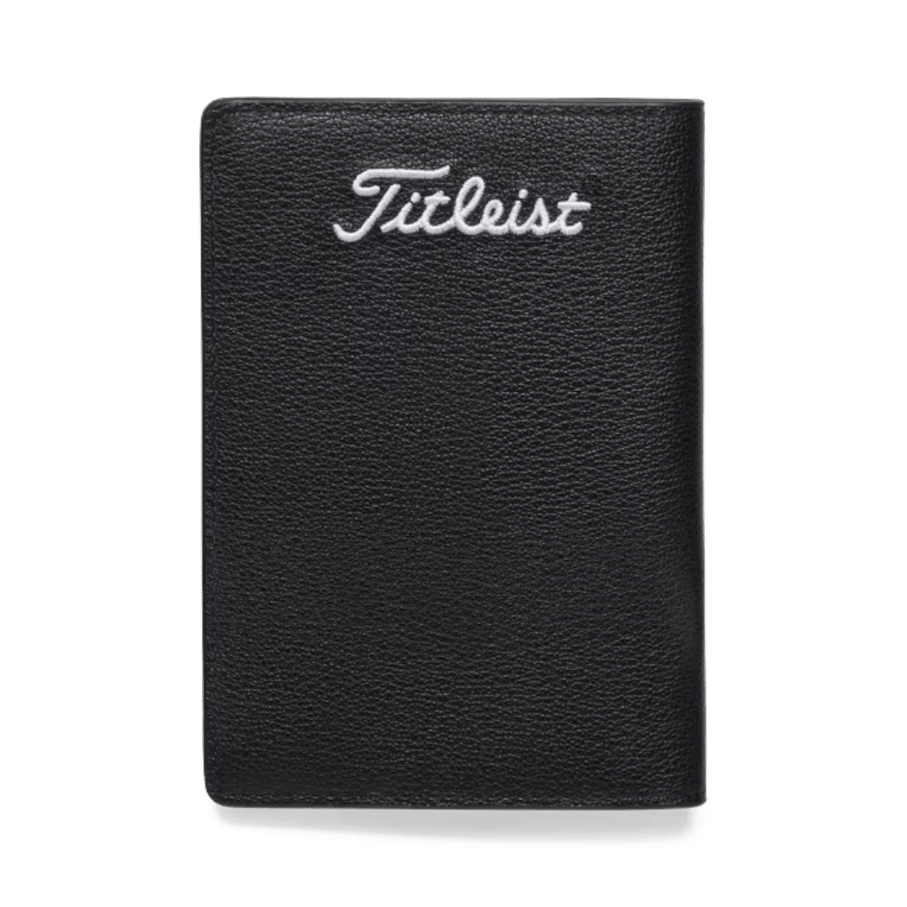 Titleist Leather Black/White Scorecard Holder