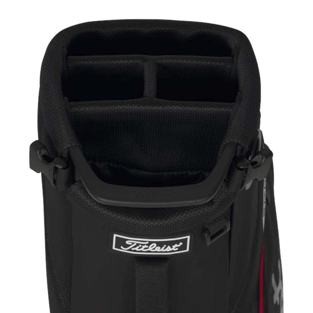 Titleist Players 4S StaDry Black/Red/Graphite Stand Bag