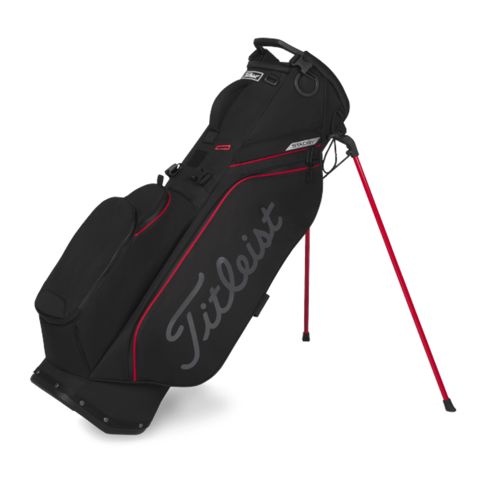 Titleist Players 4S StaDry Black/Red/Graphite Stand Bag