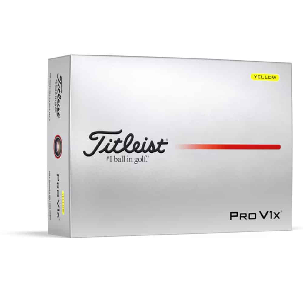 Titleist Pro V1x 2025 Yellow Golf Balls