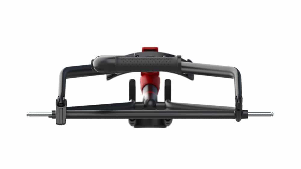 Wishbone One Charcoal/Red Push Cart