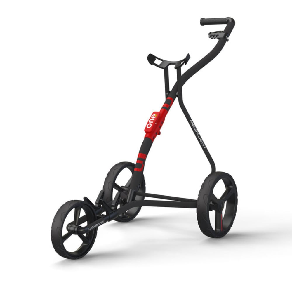 Wishbone One Charcoal/Red Push Cart